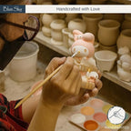 Blue Sky Clayworks My Melody Spooky Library Figurine, 5.5" L x 4.75" W x 7.125" H Created