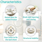 4 Pcs Wash Bed Sheet Detangler Reduces Laundry Tangles Wrinkles for Washer and Dryer Save Drying Time Reusable Accessories (Light Blue)