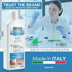 FABER Tile Floor Cleaner – Mop Cleaning Solution – 1L Concentrated Neutral Detergent for Daily Floor Cleaning - Quick Shine Floor Cleaner - Tile Cleaner Liquid Suitable for Porcelain & Ceramic Tiles