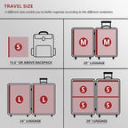 Travel Vacuum Bags for Clothing with Rechargeable Electric Pump, Compression Packing Cubes Organizer Storage for Luggage Suitcase, Space Saver Seal Bags for Vacation Cruise, 9 Combo