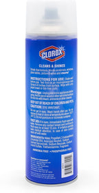 CLOROX Foaming Glass Cleaner Aerosol - All Purpose Window And Glass Cleaner Spray - Washes Away Germs - Streak-Free & No-Drip formula Glass Cleaners for Windows and Mirrors, 16 Oz - 6 Pack