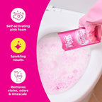 Stardrops The Pink Stuff Miracle Power Foaming Toilet Cleaner – Self-Activating Formula for Deep Cleaning,Stain Removal,and a Fresh Shine – Bathroom Essential,(Pack of 6)