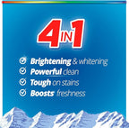 Purex 4-in-1 Laundry Detergent Liquid, Mountain Breeze, 82.5 oz, 165 Loads, Ultra Concentrated Laundry Detergent, Brightens & Whitens