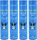9.45" Large Lint Roller Refills, Suitable for Most 9.45in Giant Lint Rollers, Extra Sticky Rollers for Floor, Carpets, Couch, Clothing, and Pet Hair Cleaning, 4 Rolls 240 Sheets Total