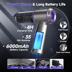 Car Vacuum Portable Cordless, 22000PA High Power handheld Vacuum Cleaner with Brushless Motor,11 in 1 Mini Hand Held Vacuum Cordless Rechargeable Air Duster/Blower/Pump for Car, Home, Pet, Office