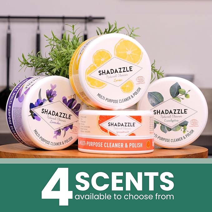 Shadazzle Natural All Purpose Cleaner and Polish – Eco friendly Multi-purpose Cleaning Product (1 Pack, Eucalyptus)