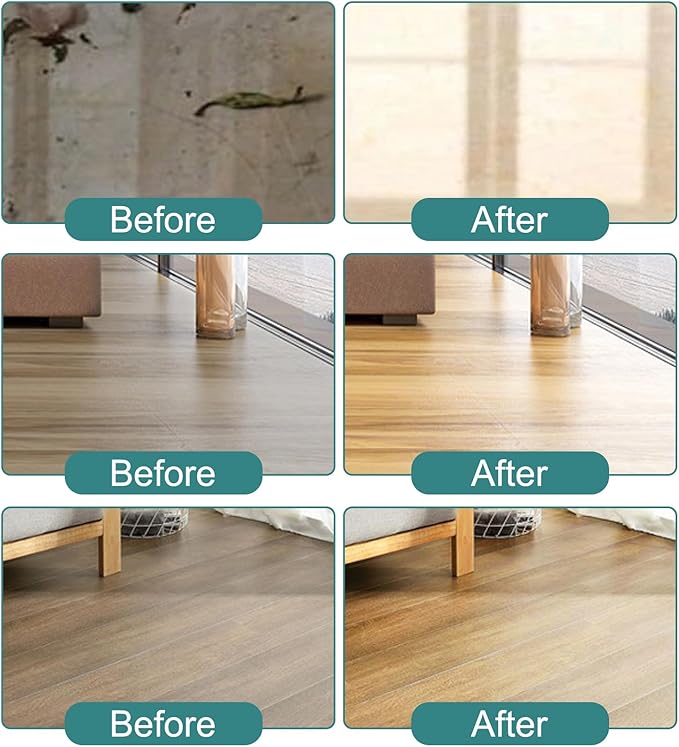 Floor Cleaning Tablets Sheets, Method Hardwood Floor Cleaner and Polish Pack of 240, Concentrate Mild Scent For RV Wall Tiles, Hardwood, Laminate Floor, Blue