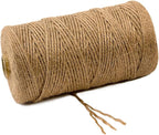 PerkHomy Garden Twine Strong Natural Jute 720 Feet Long Brown Twine for Gardening Tomato Climbing Plant Tie Floristry Crafts Gift Wrapping Packing Decor (Brown 2.5mm * 720feet)