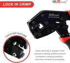 JRready ST6546 Mini-Fit Jr. 2 4 6 Pin Molex Connector Kit Crimping Tool 4.2mm Pitch Power Wire Connectors Receptacle Plug Housing 18-24AWG Terminals with Crimper Pin Extractor Tool