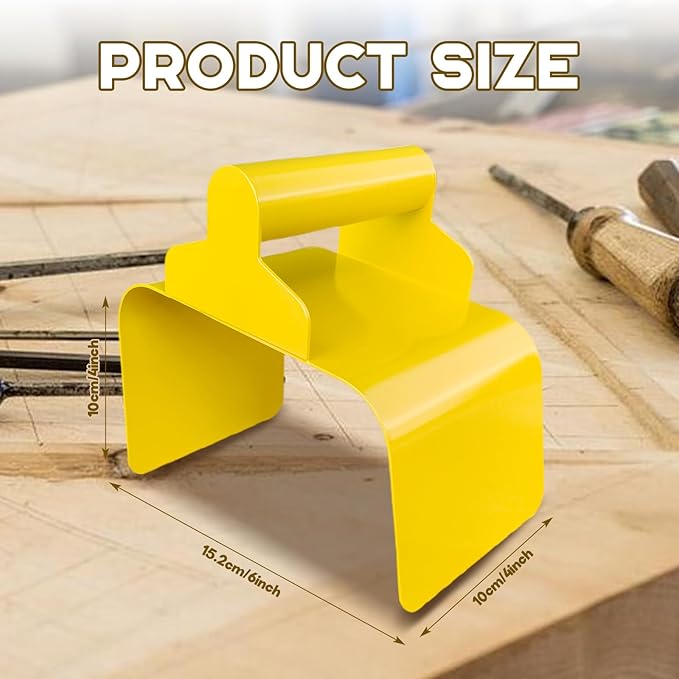 Garden Edging Curb Trowel Concrete Tool, Concrete Curbing Trowel, Curb Hand Tool with Putty Knife for Lawn, Garden, Pavement (Incline)