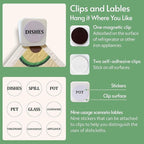 Swedish Dishcloths for Kitchen, 8 Pack Reusable Paper Towels with Clips, Non-Scratch Swedish Kitchen Towels, Super Absorbent Cellulose Sponge Cloths, Dishwasher Safe, No Odor