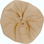 Urban Villa Laundry Bag Canvas|Dirty Clothes Travel Laundry Bag|Machine Washable|Reusable College Hostel Hamper Liner Bag for Garments Delicates Drawstring Closure 4 Pack Taupe Color|Size 28X36 Inches