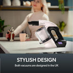 Gtech System Platinum Bundle Vacuum Cleaner Bundle - Includes The AirRam Platinum Upright and The Multi Platinum Handheld - Rechargeable 22V Lithium Ion Battery - Anti-Hair Wrap