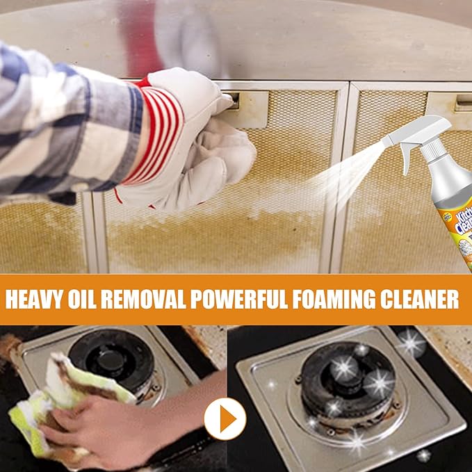 Joe Fish Kitchen Cleaner,Ju Fish Kitchen Cleaner,Multifunctional Powerful Kitchen Foam Cleaner Spray,Kitchen Foam Cleaner (5)