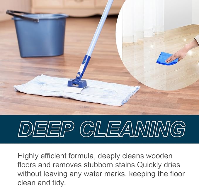 NBDIB 500ml Spainho Floor Cleaner, 5 In 1 Floors Cleaners, 2025 New Cleaner & Polish Solution for Hardwood Floors, Protect and Restore Luster For Marble, Floor Tiles, Ceramic Surfaces (2)