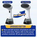 Steamer for Clothes 1350W, Clothes Steamer for Home, Office, Travel, Upgraded 400ML Large Capacity Water Tank, Wrinkle Remover