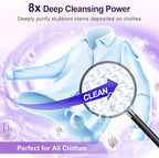 Laundry Detergent Sheets, 200 Loads Lavender Scent Hypoallergenic Eco-Friendly, Biodegradable Plastic Free Liquidless Laundry Sheets Suitable for Sensitive Skin