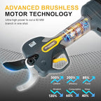 Electric Pruning Shears Cordless for Makita 18V Battery, Professional Electric Tree Pruner Cutter Battery Secateurs 50mm (2inch) SK5 Teflon Blade Gardening Heavy Duty (Only Body No Batteries)