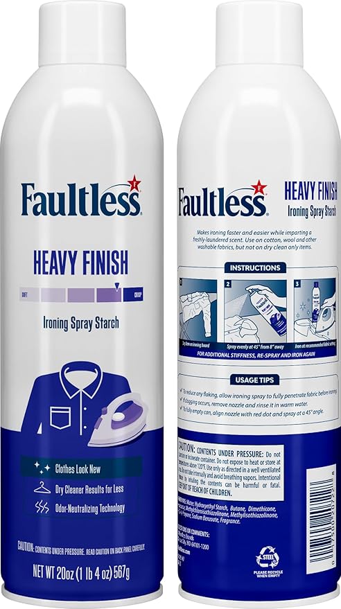 Heavy finish , Ironing spray starch Pack of 2