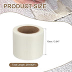 PATIKIL Drywall Repair Mesh Tape, 4 inch x 82 ft Fiberglass Repair Patch Self-Adhesive Dry Wall Joint Tape 9 Mesh Wall Hole Crack and Seam Patch, White