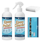 Resin Polishing Kit, Resin Polish 16oz and Cleaner 16oz, Epoxy Polish Removes Scratches & Scuffs, Suitable for Epoxy, Metal, Jewelry Grinding and Polishing