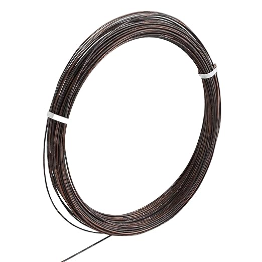Wazakura Annealed Copper Bonsai Training Wire Made in Japan, Rust Resistant Outdoor Plant Cable (95.1 ft/29 m roll) - 1.6mm, Copper Wire