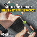 Klein Tools 32328 Precision Screwdriver, 27-in-1 Multi-Bit Screwdriver, Bits for Apple Product Repair, Rare-Earth Magnet, Electronic Repair