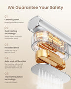 Travel Steamer for Clothes,100-240V Portable Garment Steamer, Steamer＆Iron 2 In 1,30s Fast Heat-up,120ml Water Tank,Large Ceramic Heat Panel,HandheldSteamer for Global ＆ Europe Traveling,Silver