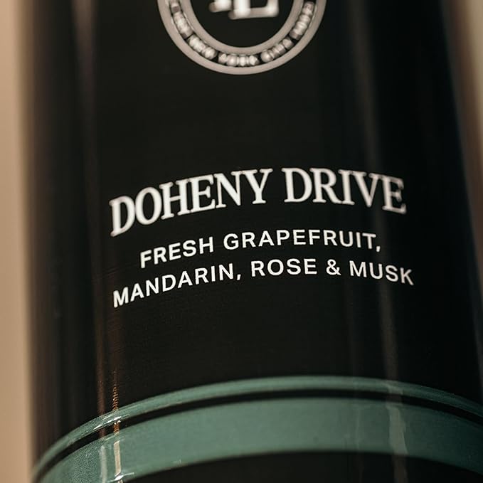 Signature Set, Includes All Purpose Cleaner, Dish Soap, Hand Wash, Hand Cream, & Scented Candle, Doheny Drive