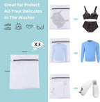 GOGOODA Delicates Laundry Wash Bags Medium Lingerie Bags for Laundry Great for, Hosiery, Blouse, Underwear, Pantyhose, Socks