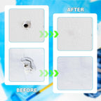 4 Pcs Drywall Repair Kit 12×12 Inch Wall Patch Repair Kit, Hole Patching Kit Wall Drywall with Scraper Dry Wall Patch Kits Self Adhesive Aluminum Mesh