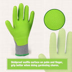 WORKPRO 6 Pairs Garden Gloves, Work Glove with Eco Latex Palm Coated, Gardening Gloves, Working Gloves for Weeding, Digging, Raking, and Pruning (Medium)