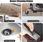 Crevice Cleaning Brush,8 Pcs Cleaning Supplies,Hard Bristle Crevice Cleaning Brush,Crevice Cleaning Brushes for Household Use Bathroom Tiles Kitchen Practical and Durable