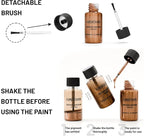 Liquid Gold Leaf Paint - Alcohol Based Fast Drying Warm Brass Liquid Leaf, 0.68 fl oz (20 ml)