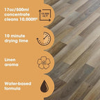 Furniture Clinic Laminate Floor Cleaner | Dilutes to Make 170 FL Oz | Easy and Safe Application | Quick-Drying with Linen Aroma | 17oz / 500ml