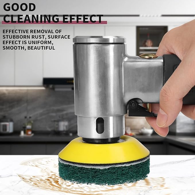 5 Inch Drill Brush Power Scouring Pads - Heavy Duty Tub and Tile Cleaner - Household Cleaning Kit Includes Drill Attachment, 5 Red, 5 Stiff Green Scrubber Pads