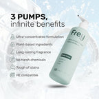 FREY Natural Liquid Fabric Softener & Conditioner | Laundry Softener for Clothing | Works In All Machines + HE | Powered by Natural Ingredients (1-pack, Cedar Grove)