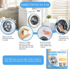24PC Washing Machine Cleaner Tablets+Stain Remover Gel Cleaner, Heavy Duty Household Cleaner for Front Loader Washing Machine Seal, Bathroom Tile, Grout, Shower & Caulk, 7.76 Fl Oz