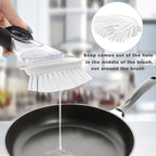 Brush Refills for OXO Dish Brush - 8 Pack Dish Brush Cleaning Soap Dispensing Head Replacement for Scrubber (White)