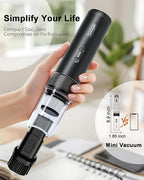 Car Vacuum Portable Cordless, 21000PA Handheld High Power Suction & Blower, Small Cordless Handheld Vacuum Cleaner for Car, Home, Office