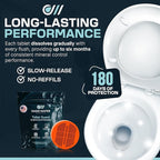 Toilet Guard Hard Water & Limescale Drop-In Toilet Tank Tablet | Polyphosphate Formula | Helps Reduce Rings, Stains & Mineral Buildup | Bleach-Free 180-Day Tablet