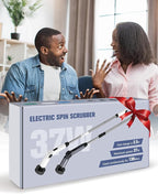 Electric Spin Scrubber, [IPX7 Waterproof ] [50KG Torque] Shower Scrubber with 9 Brush Heads, 2 Speed Mode, 4 Adjustable Angles, Electric Brush for Cleaning for Bathroom Floor Tile