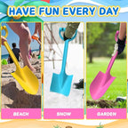 Beach Toy Shovel Heavy Duty Plastic Sand Spade Scoop Tools, Sandbox Sand Essential Toy for Kid Adult, Garden Plant Digging Bath Water Pool Toy Birthday Gift