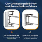 Wall Mounted Clothes Drying Rack - Foldable, Retractable Laundry Hanger with Grey-Rings