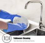 Rubber gloves dishwashing 2 or 4 Pairs for Kitchen,Cleaning gloves for household Reuseable.