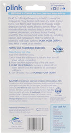 COMPAC HOME Plink Sink Drain Cleaner and Deodorizer, Air Fresheners for Garbage Disposal, Lemon Scented, Home Accessory Cleaning Products for Kitchen and Clogged Drain, 6 Tablets (Pack of 1)