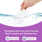 Laundry Detergent Sheets, 200 Sheets Lavender Laundry Soap Strips - No Plastic Jug Travel Portable Liquidless Washing Supplies Eco-Friendly Hypoallergenic - 200 Loads