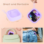 Hair Tie Organizer, Small Portable Hair Accessories Storage Can Be Stackable Or Hung On The Wall, Small Items Holder Hair Tie Organizer for Jewelry Hair Stuff Hair Clip Cotton Swab