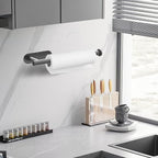 DEKAVA Under Cabinet Wall Mount Paper Towel Holder, Self-Adhesive Bar, Stainless Steel 13 inch (Grey, 1)