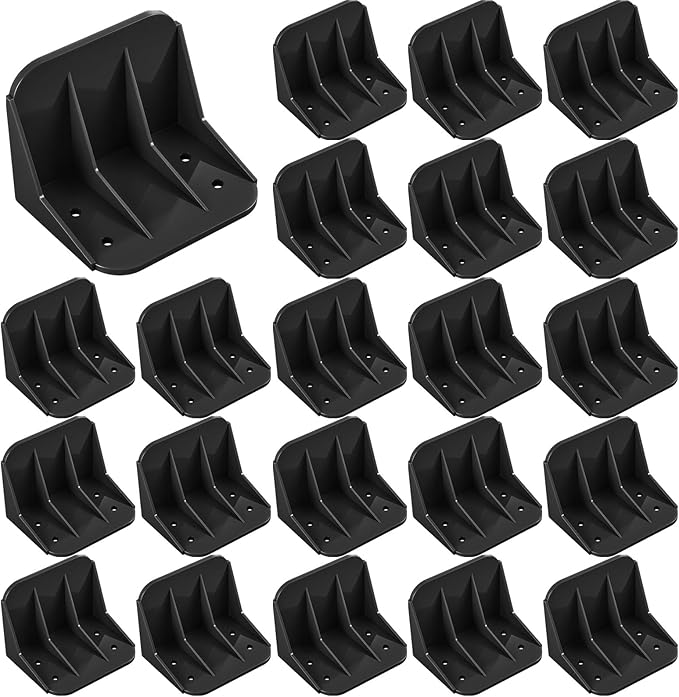 Taiyin 25 Pack Large Snow Guards for Metal Roofs 4 x 3 x 3 Inch Jumbo Ice Guard Snow Stops for Prevent Sliding, Without Screws or Adhesive (Black)